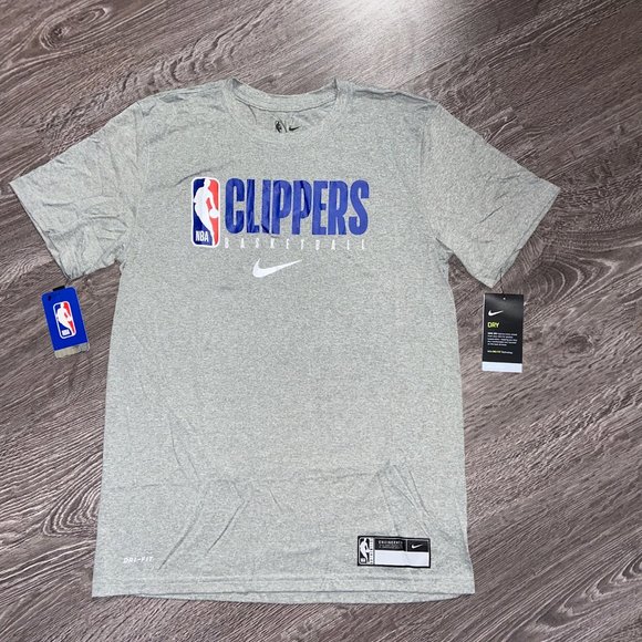 Nike NBA Los Angeles Clippers Team Issued Practice Warm-Up Shirt AT0686-063 - Picture 2 of 12